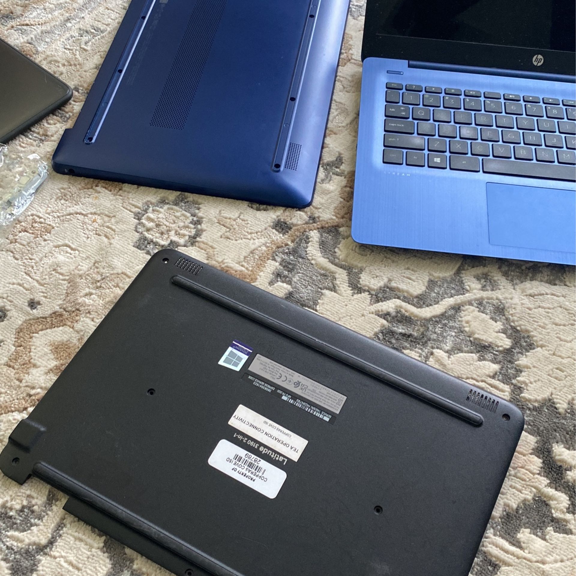 Computer Parts To 3 Laptops