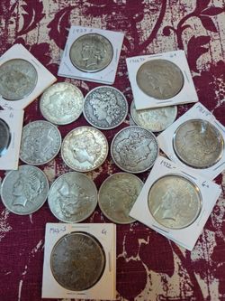 Silver dollars $62.50 Each