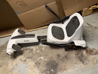 Jetson Hoverboard Go-Kart Attachment – White – As Is