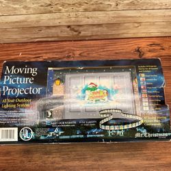 Christmas Moving Projector 10 Movies X-mas Outdoor Decoration 