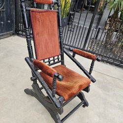 1880s Spindle Rocking Chair