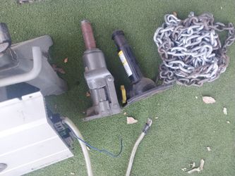 Car stands ,jack ,chains , car Amp.