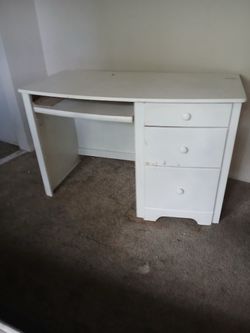 White desk