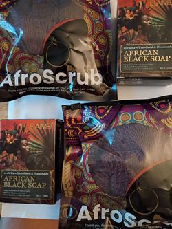 Afro scrubs & soaps new