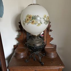 Antique Oil Lamp 