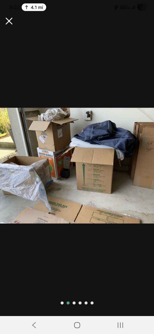 Huge Lot of Moving Boxes and Supplies