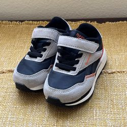 Reebok Slip On Velcro Strap Vegan Suede Sneakers Toddler Boys Sz 5