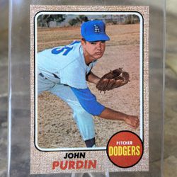 1968 Topps Baseball Card  #336 John Purdin 