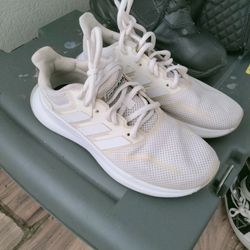 Women's White Adidas Runfalcon Size 4