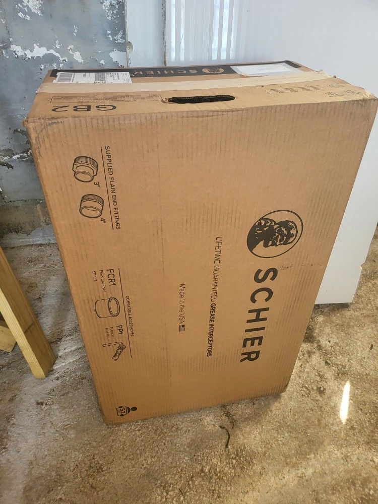 Schier Grease Trap Brand New 600 Paid $1200