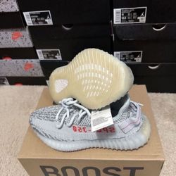 adidas Yeezy Boost 350 V2 Low Blue Tint B37571 Size 5 Mens / 6 Womens Brand New