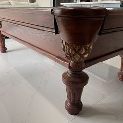 Beautiful Design Walnut Pool Table 8’x4’