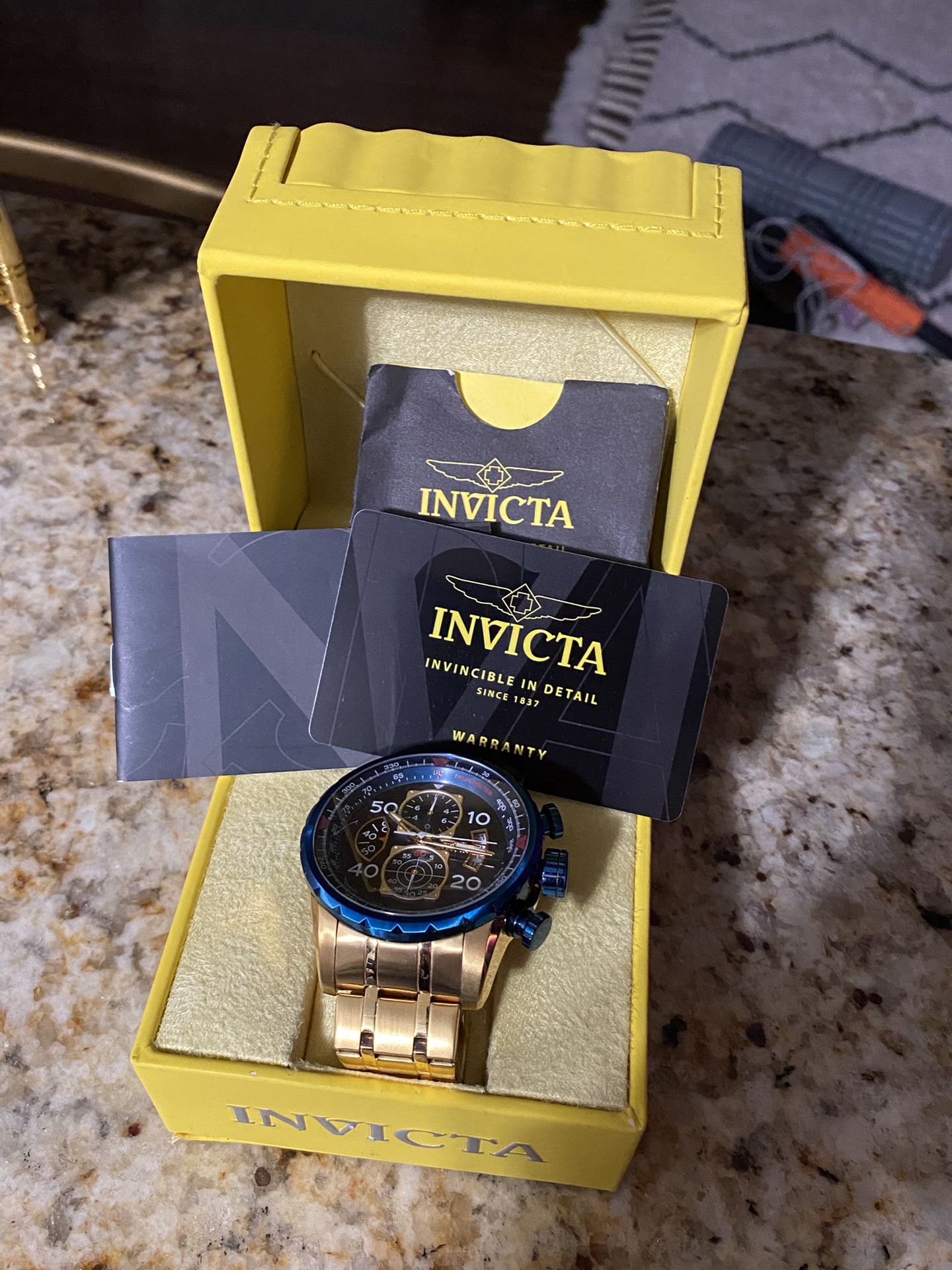 INVICTA MEN'S 19173 AVIATOR QUARTZ WATCH