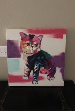 Watercolor Cat Picture