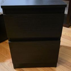 IKEA MALM 2 Drawers Nightstand 