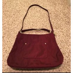 Talbots Red Convertible Shoulder Handbag Tote Bag Purse NEW