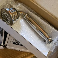 Kohler Showerhead And  2 Towel Racks