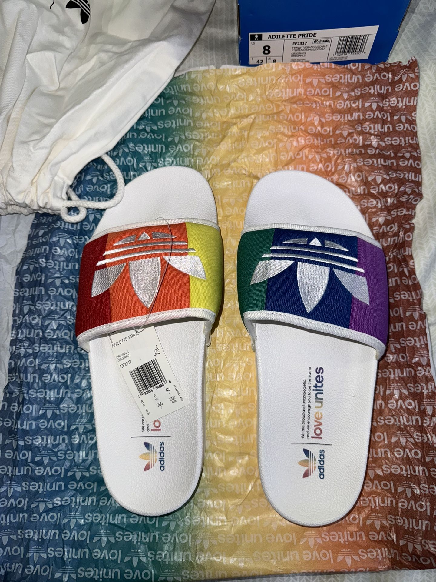 2019 Adilette Pride Slides