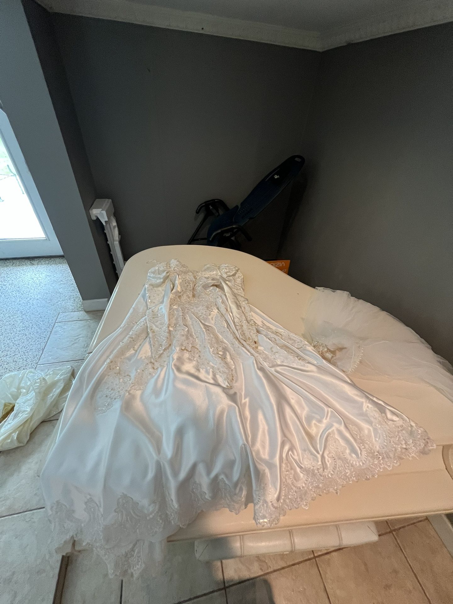 vintage wedding dress 1993 Marionat New york