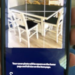 High Top Table With  4 Chairs 