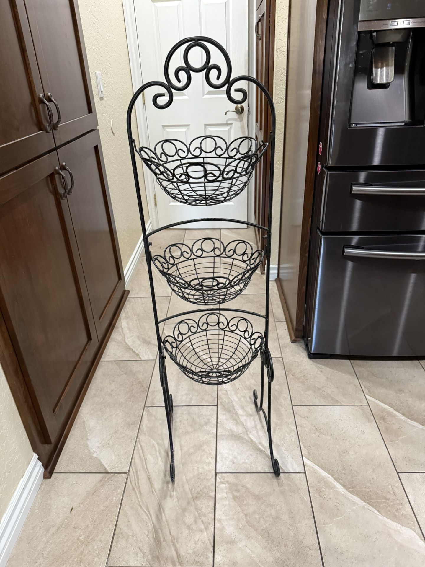 3 Tiered Metal Basket