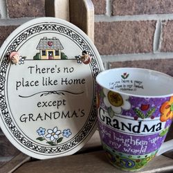 Especially For Grandma Decorative Plate ( 7X6”) and Mug
