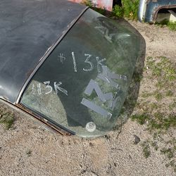 1959-60 2dr Sedan Back Glass Chevy 