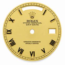 Original Rolex 36mm Day-Date Champagne Roman Numeral Dial. (Ref. 18038 / 18238 / 118238)