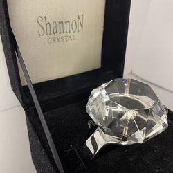  Crystal Decorative Faux Diamond Ring/Paperweight 
