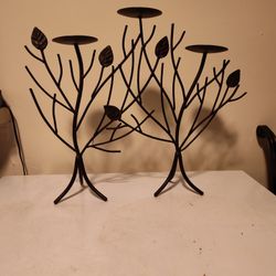 3 Teer Candle Holder Sits On Table