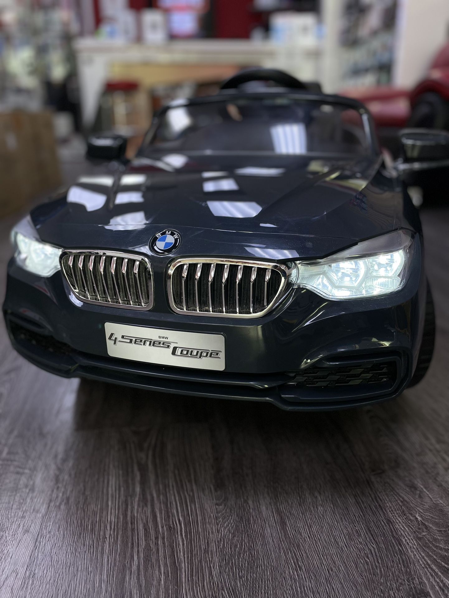 Kids Ride On BMW Small Car🏎️ With Remote Control, Music 🎶 Etc.. 