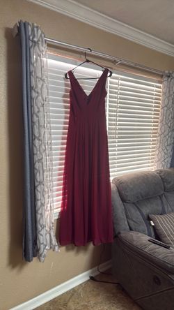 Burgundy Maxi Formal Dress