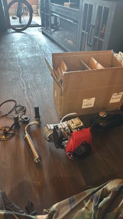 Gas motor and some parts for bikes