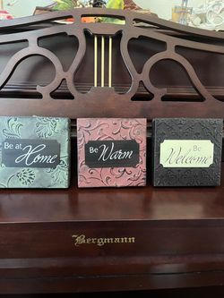 Set of 3 wall decor