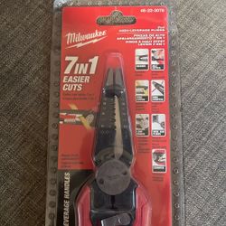 Milwaukee 7-in-1 Easier Cuts Pliers Scissors ⚡️ High Leverage NEW