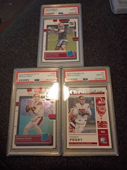 Brock Purdy rookie cards PSA 10