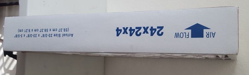 (2-Pack), Air conditioning Filters, Pleated HVAC AC Furnace Air Filter 24X24x4