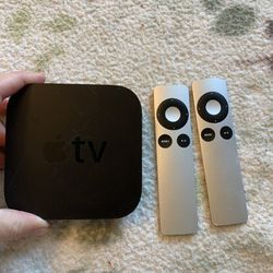 Apple TV With Remotes