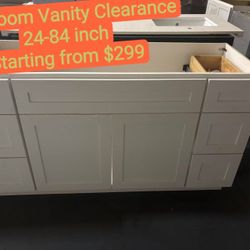 Bathroom Vanity Clearance,30-84 inch 12.101