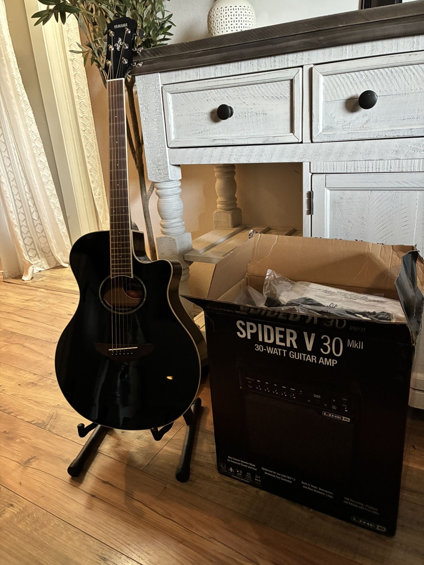 Yamaha Guitar And Amp