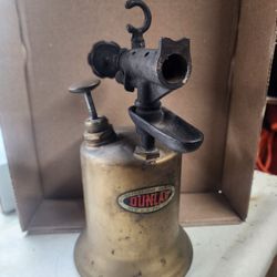 Antique Dunlap Brass Gas Blow Torch