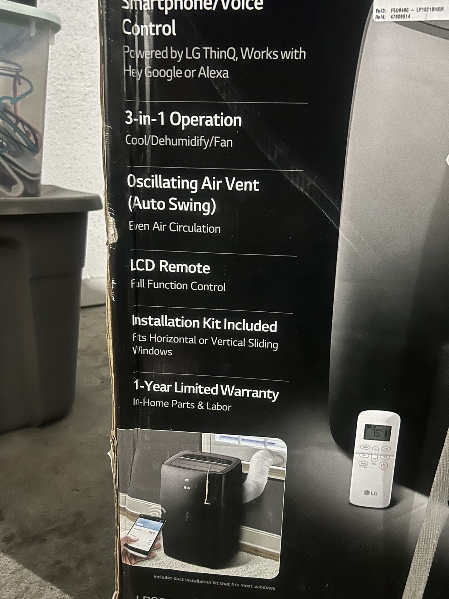 LG Portable Air Conditioner