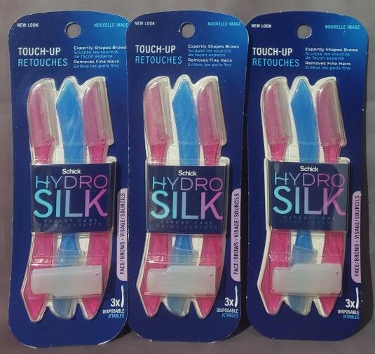 NASHVILLE, GA 3- Schick Hydro Silk Touch-Up Dermaplaning Razors 3ct