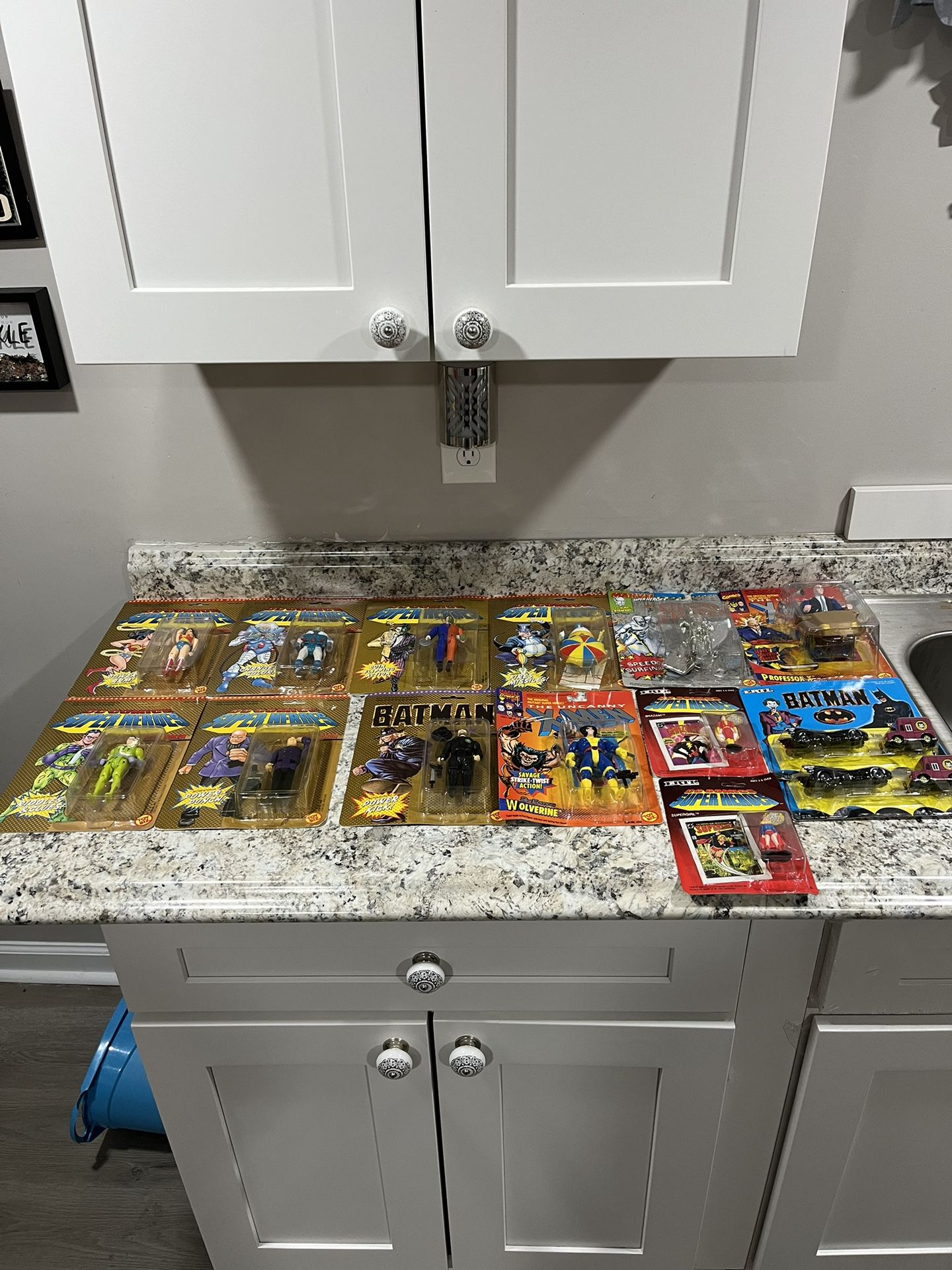 Vintage Toy Lot With Comics, Video Games And Dbz Blu-ray Set