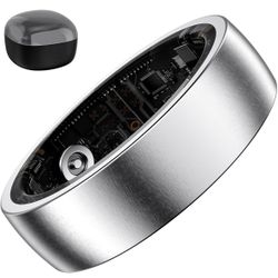 Fitness Tracker Ring For Women Men Smart Ring With Heart Rate Waterproof 