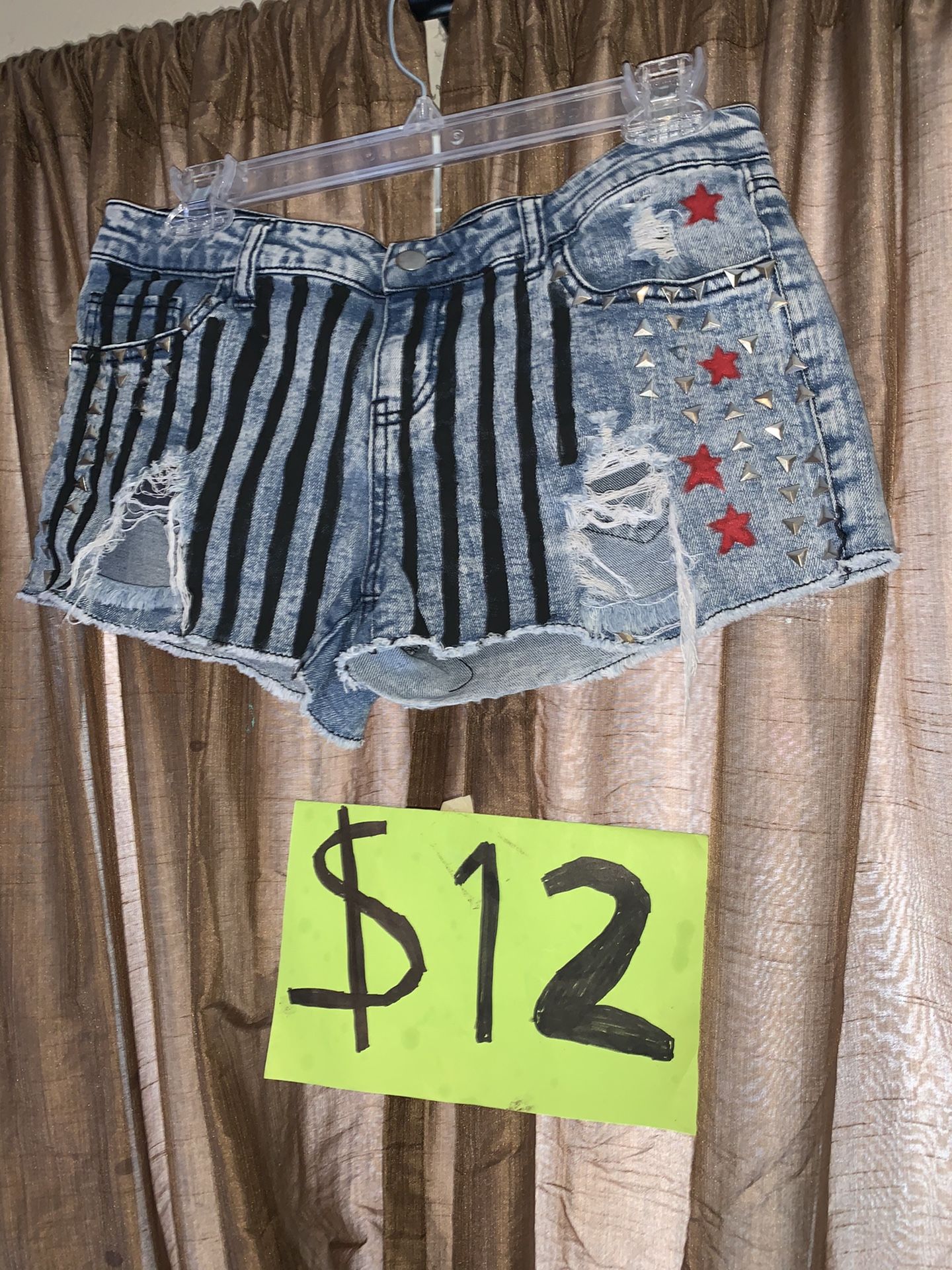 Harley quinn denim shorts top