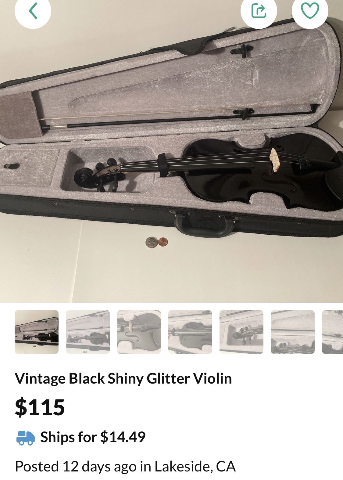 violin Never played 