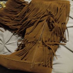 Hot Cakes  Brown Moccasin boots.  New