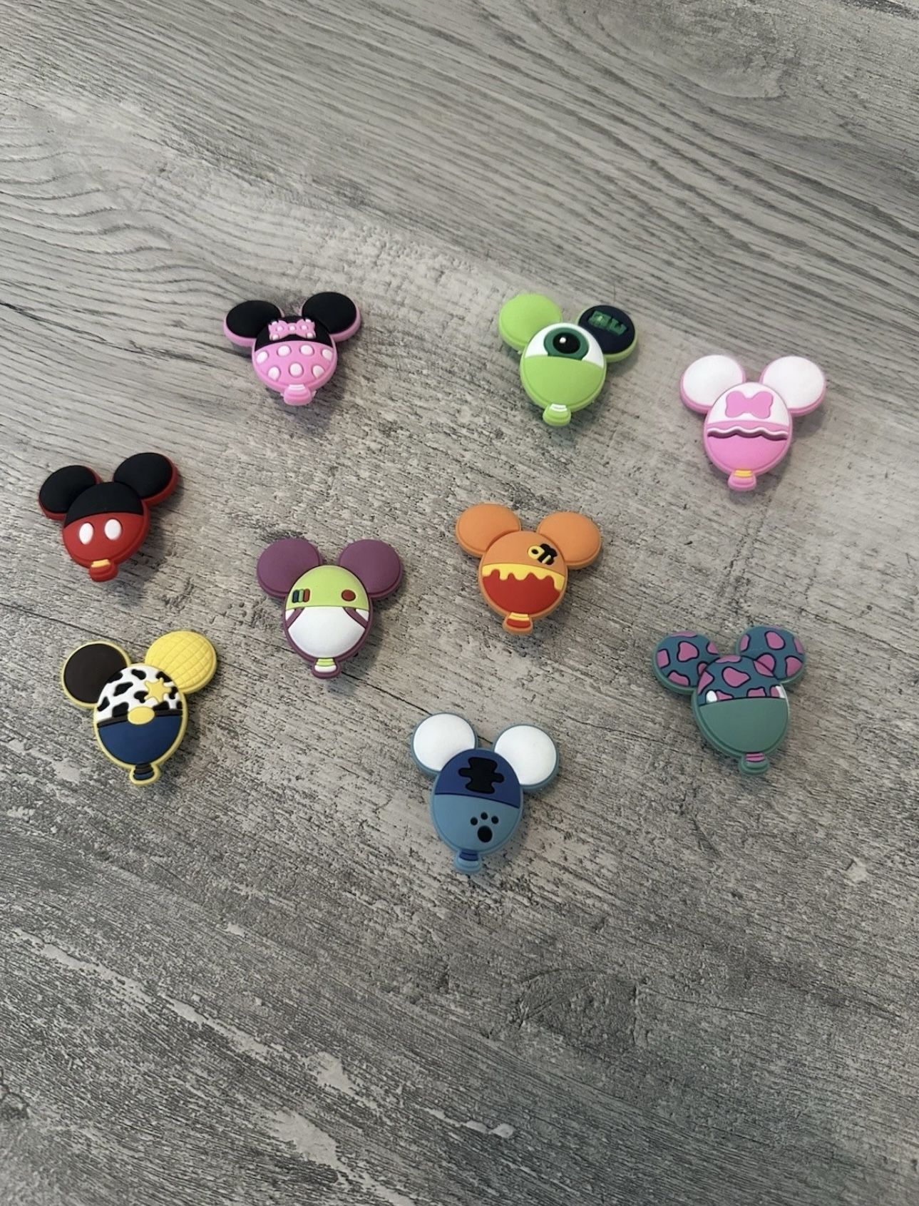 Disney Shaped Shoe Charms