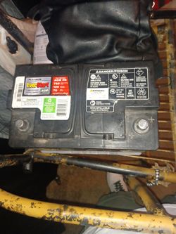 New battery ever start  PART # AGM H6